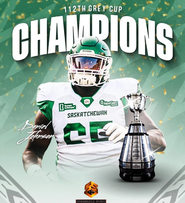 Championship Caliber – Congratulations to SBS’ Daniel Johnson of the Saskatchewan Roughriders